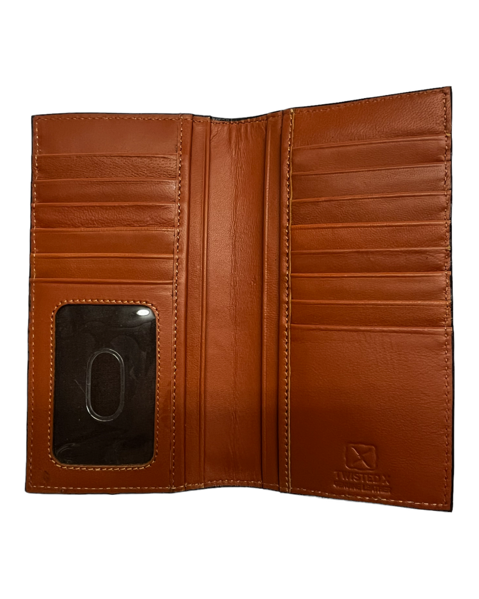 『Hollywood Wallet BROWN』 Folding Cardholder Wallet | Slim Wallet | Elkwood Leather