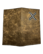 Load image into Gallery viewer, Twisted X Bomber Leather Rodeo Wallet