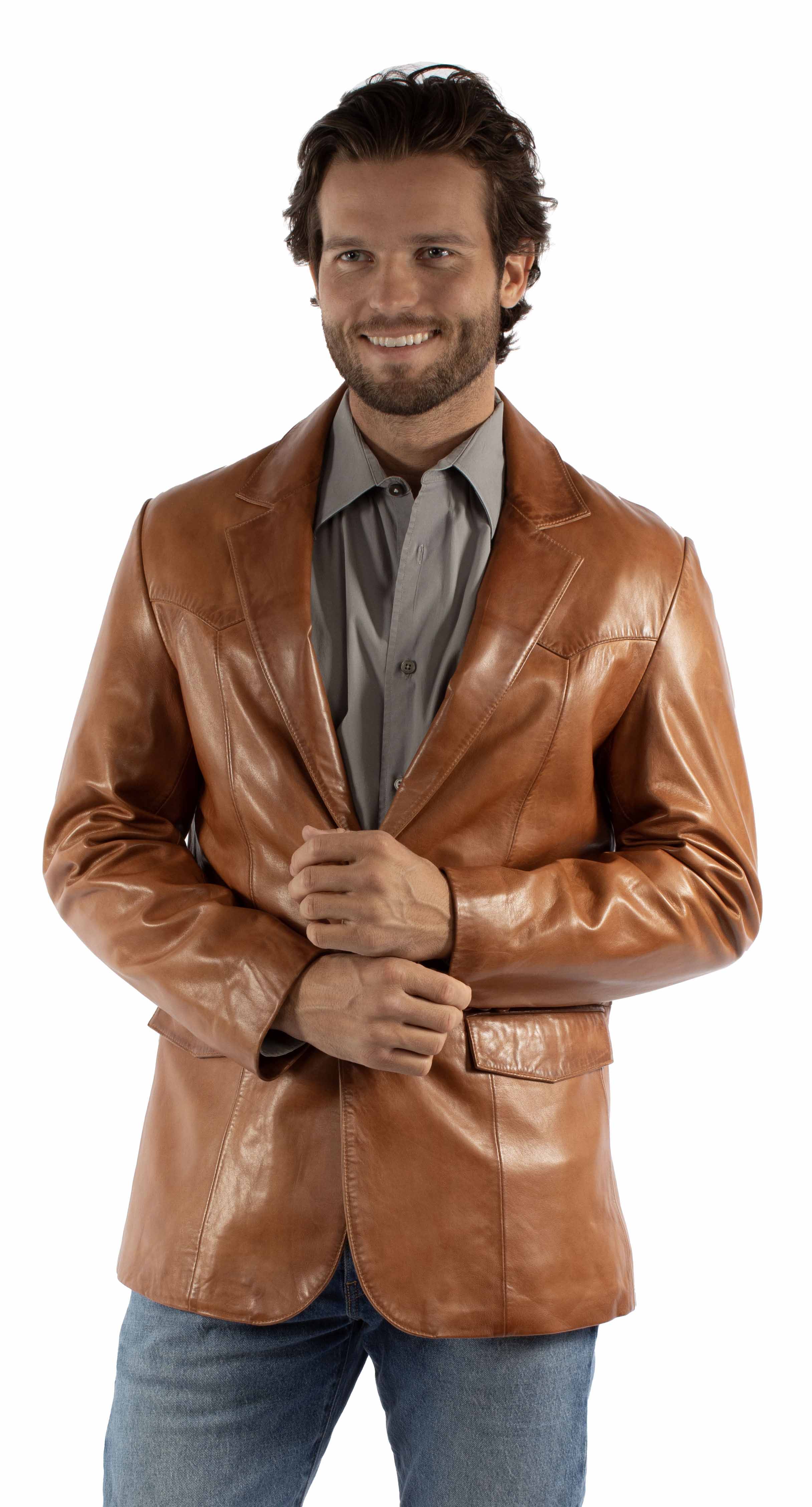 Scully Leather Blazer for Men Byrd's Western Store Scully Leather Blazer for Men Byrd's Western Store