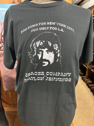 Seager x Waylon Jennings Wanted Shirt