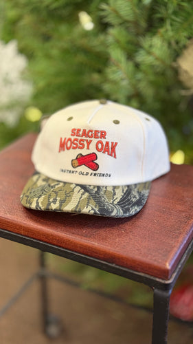 Seager X Mossy Oak I.O.F. Cap Cream/Camo