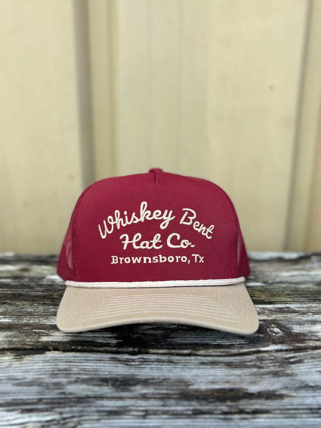 Whiskey Bent Maroon Cap