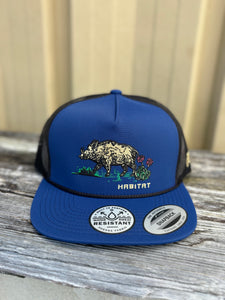 Hooey Habitat Javelina Blue Cap