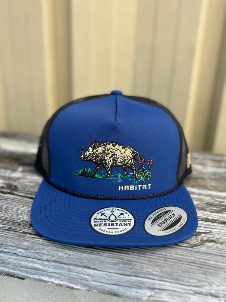 Hooey Habitat Javelina Blue Cap