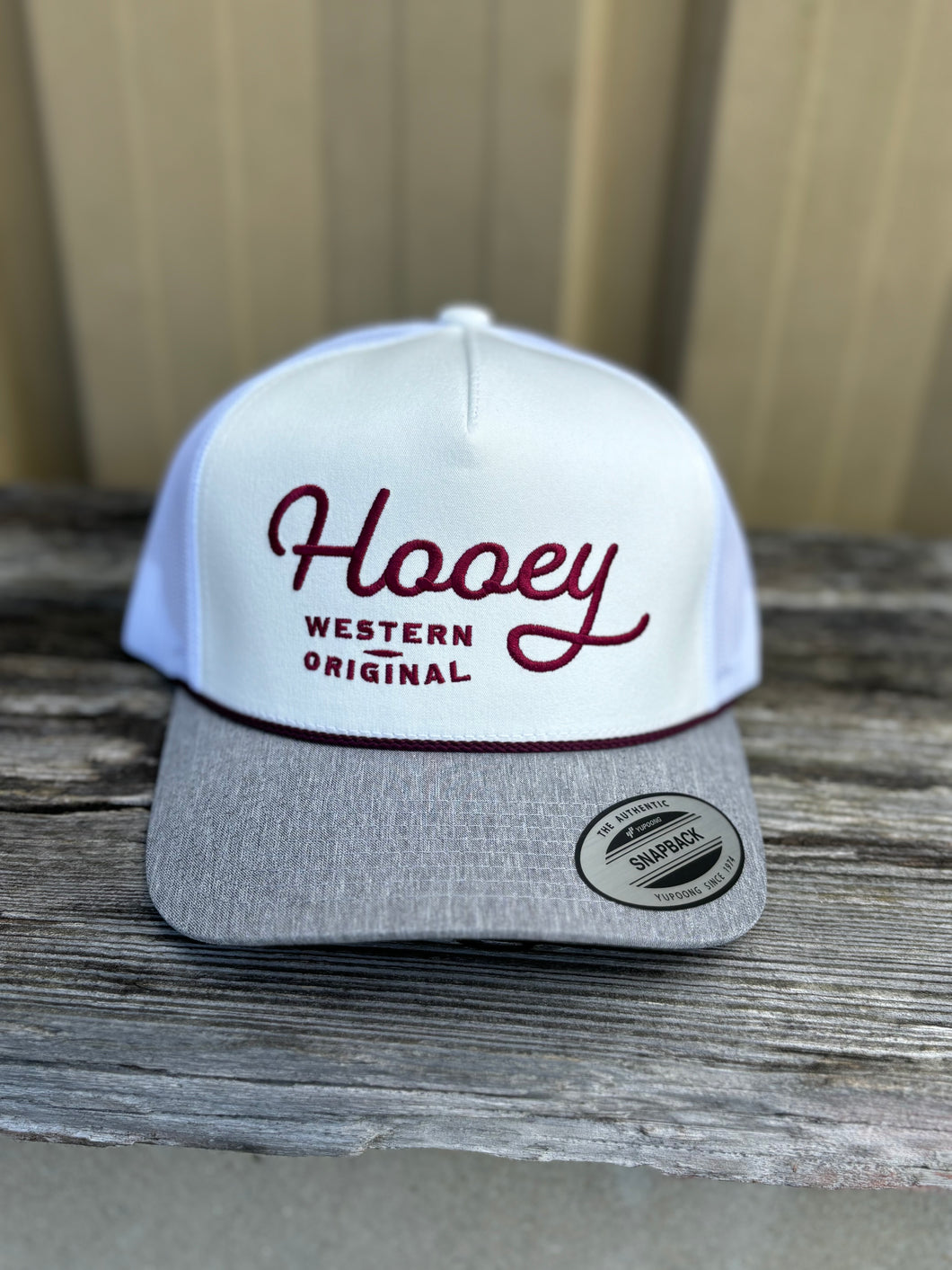 Hooey OG White/Grey Cap