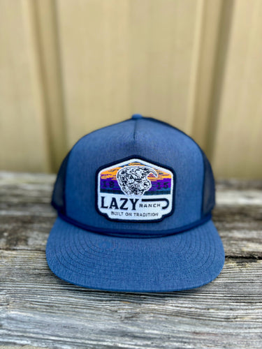 Lazy J Blue Cap