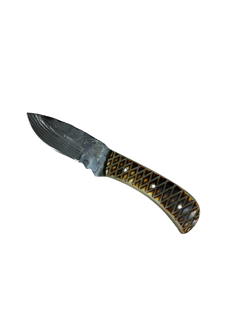 Circle SH Damascus Knife