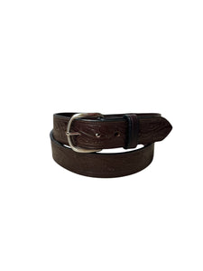 Gingerich Leather Men's Arborfield Classic Leather Belt Brown