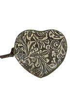 Load image into Gallery viewer, Loyal West Cupid Coin Pouch - Embossed Floral Leather