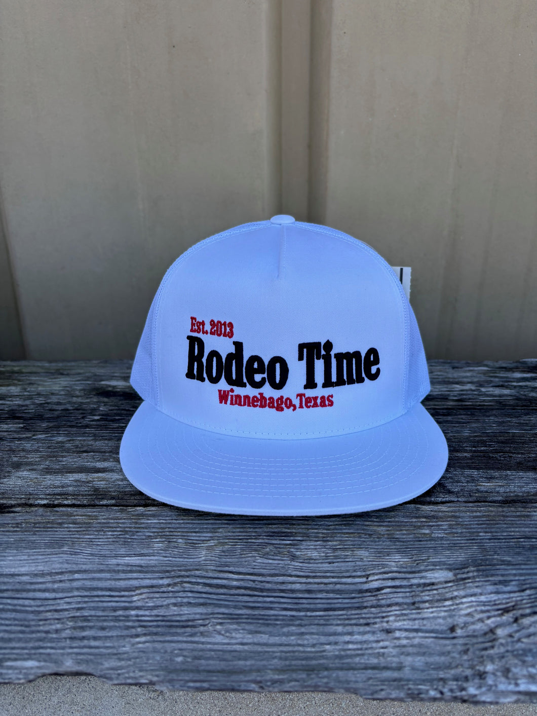 Dale Brisby Rodeo Time White Puff Cap
