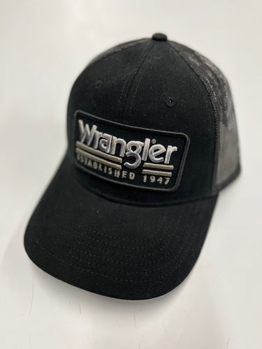 Wrangler Black on Black Cap