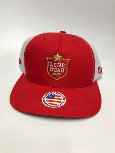 Lonestar Beer red cap by Hooey