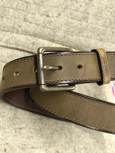 Gingerich Austin Distressed Brown Apache Leather Belt